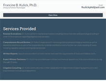 Tablet Screenshot of drfrancinekulick.com